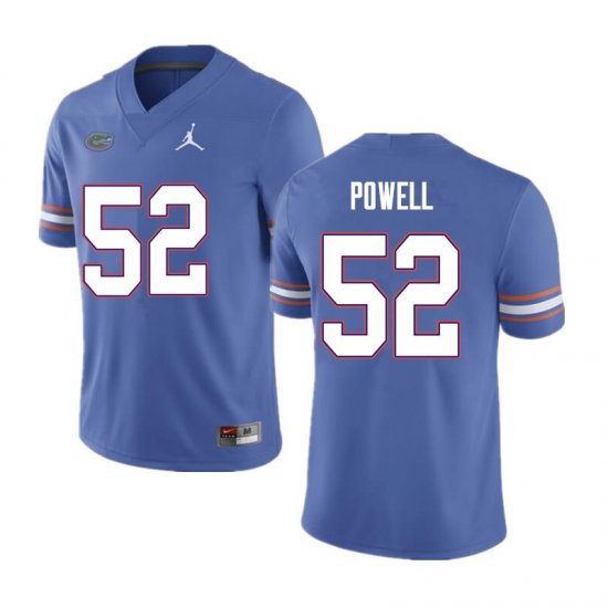 Men's Florida Gators #52 Antwuan Powell NCAA Nike Blue Authentic Stitched College Football Jersey SQY8162DZ